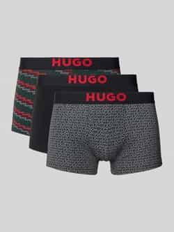 HUGO Boxershort van katoenmix in set van 3