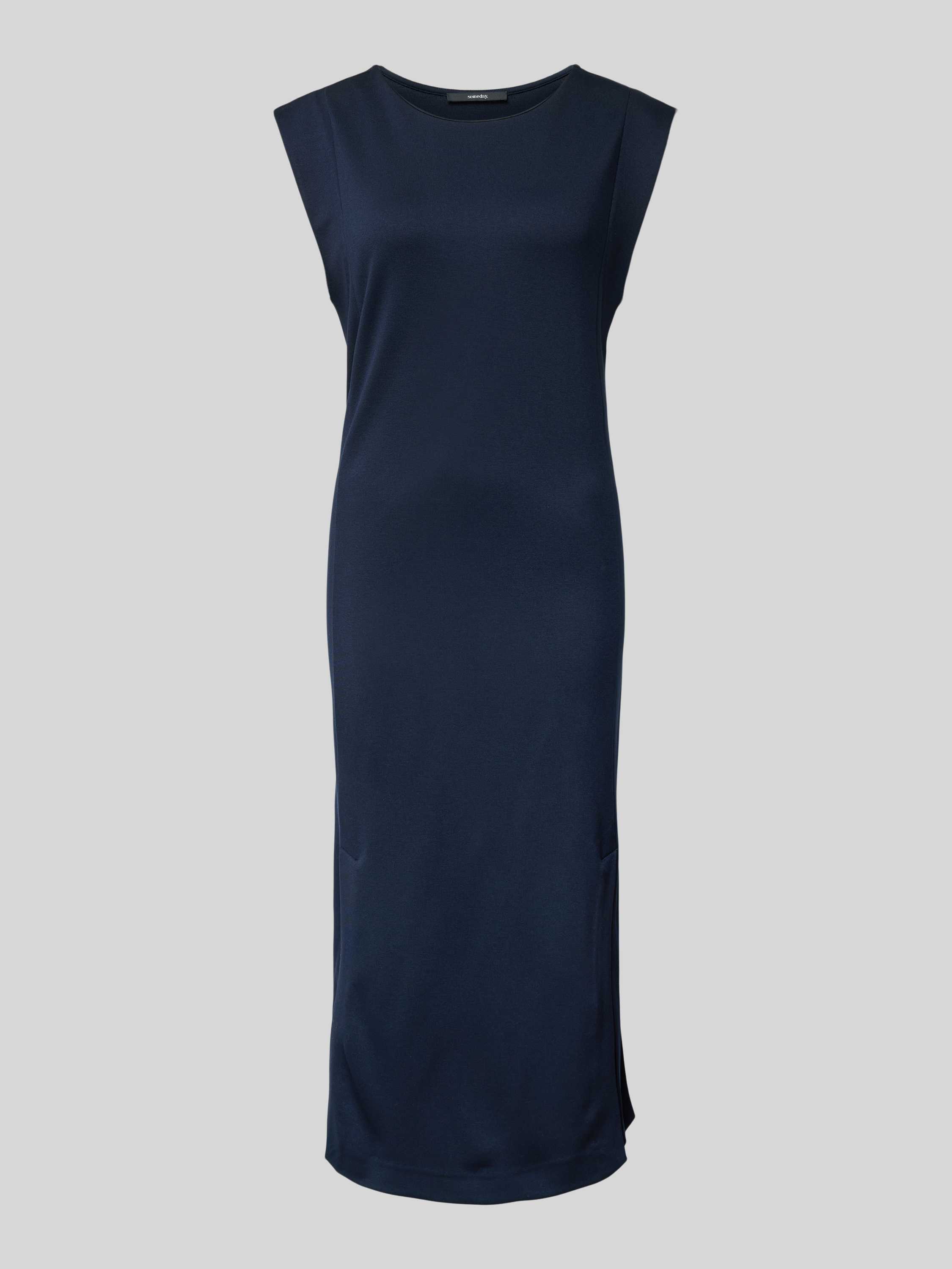 someday Midi-jurk met ronde hals model 'Qujani'