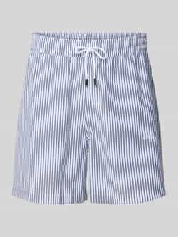 Sergio Tacchini Regular fit sweatshorts met logostitching model 'GALLIPOLI'