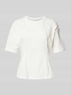 Ichi Cloud Dancer Tee & Top Stijl Beige Dames