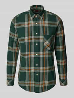 Boss Orange Regular fit vrijetijdsoverhemd met button-downkraag model 'Rickert