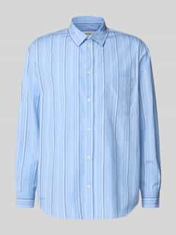 Wood Regular fit vrijetijdsoverhemd met kentkraag model 'Carter'