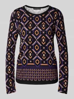 Betty Barclay Grafische Print Fijngebreide Trui Multicolor Dames