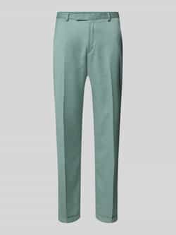 MCNEAL Slim fit pantalon met linnen