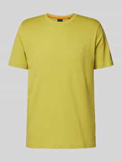 Boss Orange T-shirt met labelpatch model 'Tales'