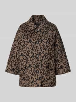 S.Oliver BLACK LABEL Loose fit jack met luipaardprint