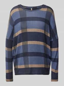 Soyaconcept Sweatshirt met geribde ronde hals model 'Biara'