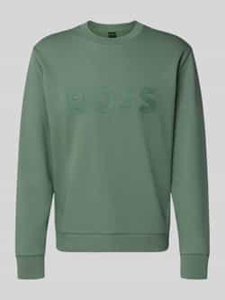 BOSS Green Regular fit sweatshirt van katoenmix model 'SALBO'