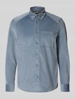 Drykorn Regular fit vrijetijdsoverhemd van corduroy met button-downkraag