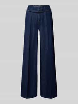 RAFFAELLO ROSSI Flared fit jeans met riem model 'SVENTY'