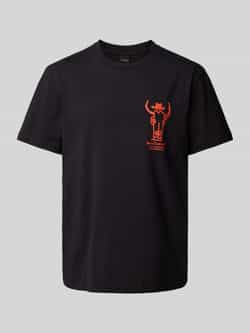 DEUS EX MACHINA T-shirt met labelprint model 'Showdown'