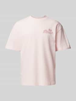 Review Oversized T-shirt met labelprint