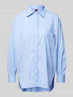 Stefanel Relaxed fit overhemdblouse met borstzak