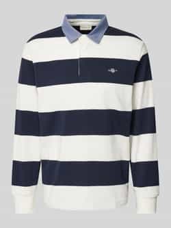 Gant Regular fit sweatshirt met labelstitching model 'CHAMBRAY'