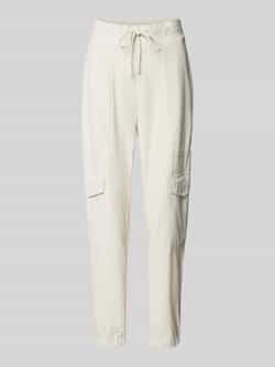 CAMBIO Tapered fit joggingbroek met verkort model 'KARO'