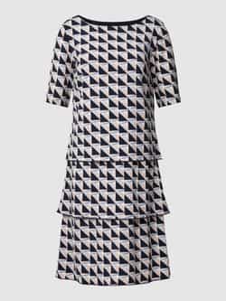 Betty Barclay Knielange jurk met grafisch motief