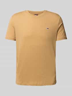 TOMMY JEANS Heren Polo's & T-shirts Tjm Xslim Jaspe Htr Tee Ext Beige