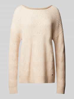 BRAX Gebreide pullover met boothals model 'LESLY'