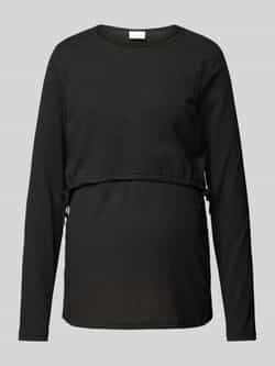 Mamalicious Zwangerschapsshirt met lange mouwen en ronde hals model 'CAILEEN'
