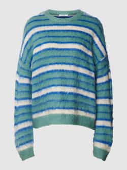 Jake*s Casual Oversized gebreide pullover met streepmotief
