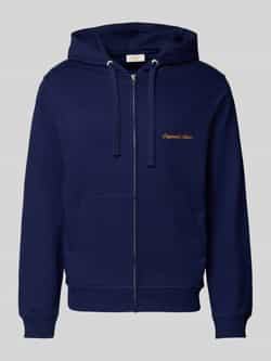 Jack & jones Sweatjack met kangoeroezak en ritssluiting