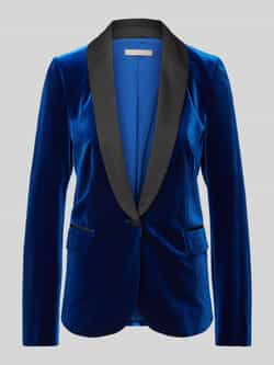 Christian Berg Woman Selection Blazer van fluweel met klepzakken