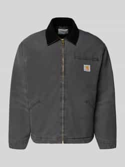 Carhartt Work In Progress Regular fit jack van puur katoen met platte kraag