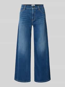 CAMBIO Korte jeans met wijde pijpen