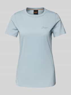Boss Orange T-shirt met labeldetail model 'Elogo'