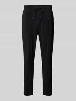 HUGO Straight leg sweatpants met plissévouwen model 'Dicorpan'