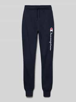 Champion Big Logo Fleece Rib Cuff Joggingbroek Junior