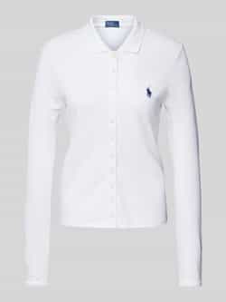 Polo Ralph Lauren Shirt met lange mouwen en labelstitching