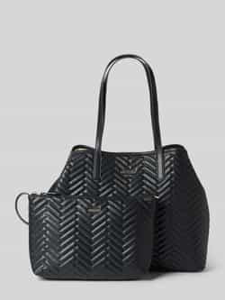 Guess Handtas met doorgestikte naden model 'VIKKY II'