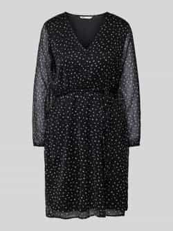 Only Getailleerde midi-jurk met all-over motief