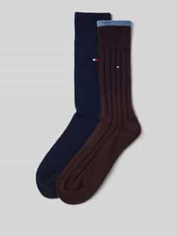 Tommy Hilfiger Kousen van katoenmix per 2 paar