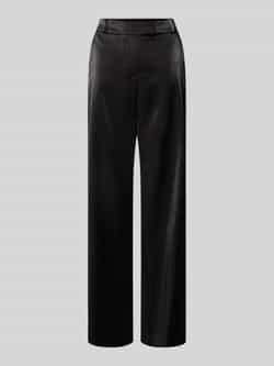 Comma Glanzende Marlene Stijl Slang Black Dames
