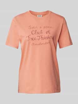 Scotch & Soda T-shirt met statement- en labelprint