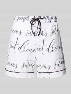 Christian Berg Woman Korte regular fit pyjamabroek met tunnelkoord