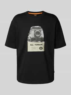 Boss Orange Regular fit T-shirt van puur katoen model 'WAGON'