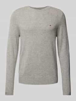 TOMMY HILFIGER Heren Truien & Vesten Lambswool Crew Neck Lichtgrijs