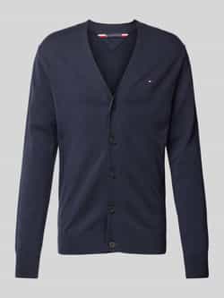 Tommy Hilfiger Gebreid vest met labelstitching