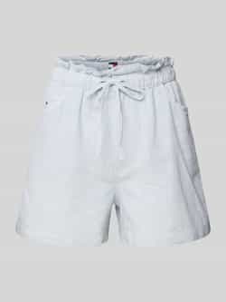 Tommy Jeans Regular fit korte paperbagbroek van een mix van katoen en linnen