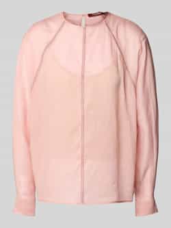 Max Mara Studio Regular fit zijden blouse met plooien model 'ZEO'