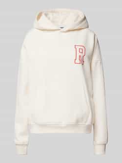 Review Hoodie met labelprint
