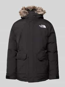 The North Face Blauwe Parka voor Mannen Aw24 Black Heren