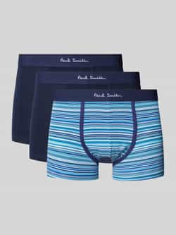 Paul Smith Boxershort met elastische band met logo in een set van 3 stuks