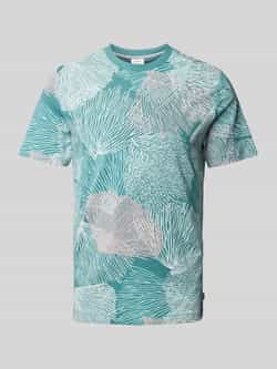 S.Oliver RED LABEL T-shirt met all-over print model 'Big Coral'