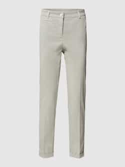 CAMBIO Broek met labeldetails