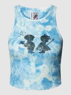 Guess Tanktop met ronde hals model 'BOY AND GIRL'