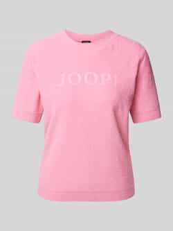 Joop! Gebreid shirt met ronde hals model 'Kalika'